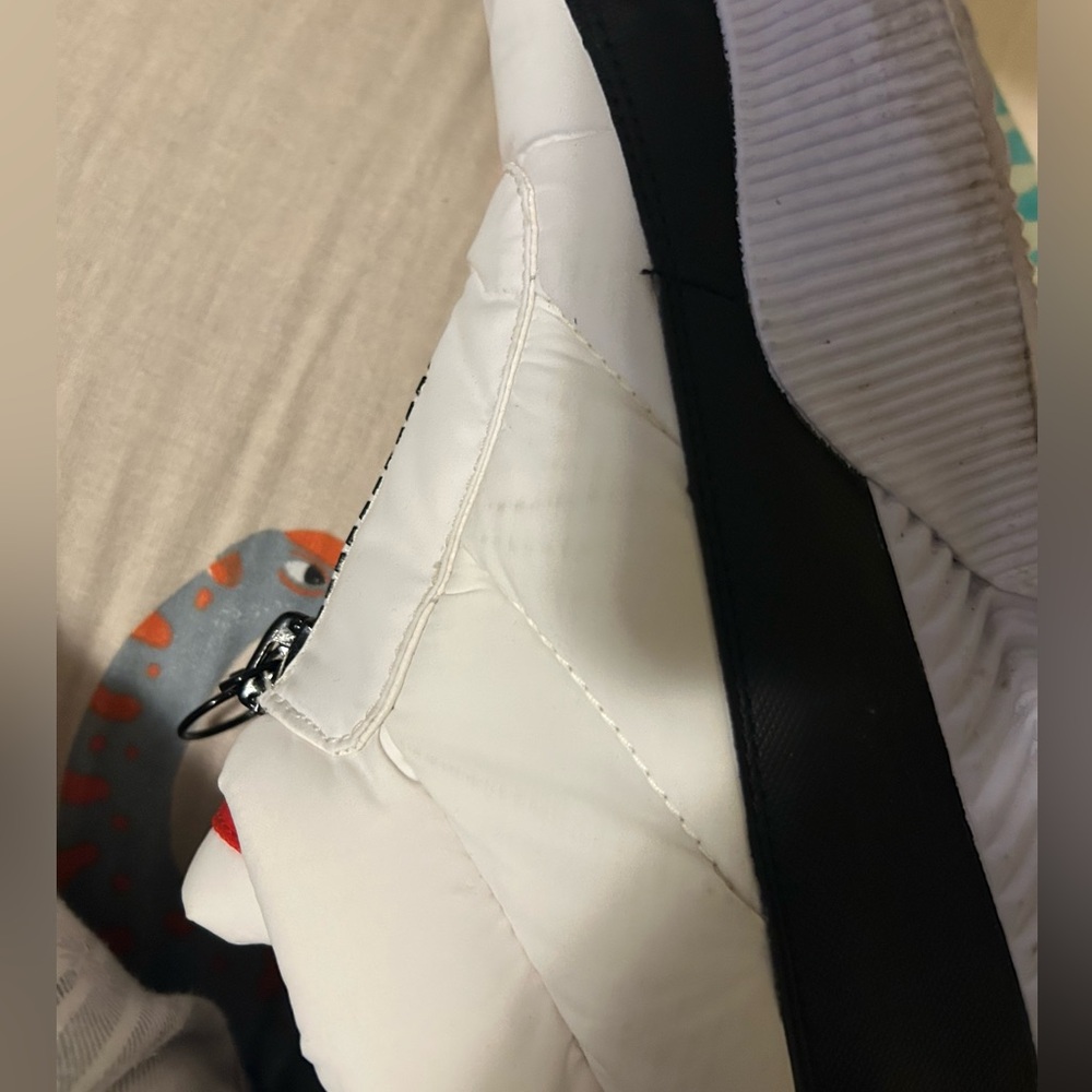 New Sorel Womens Out N About Puffy Zip Winter Boots -Orange /White/Black 7.5US - Picture 13 of 16